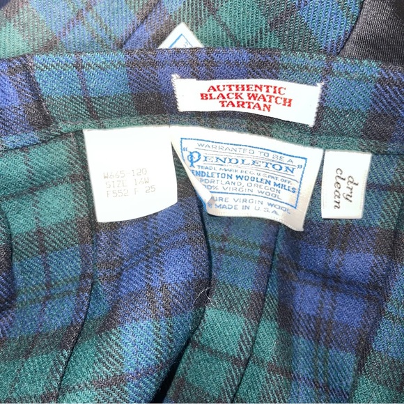 Pendleton Plaid Double-Breasted Blazer and Skirt Set - Picture 11 of 13